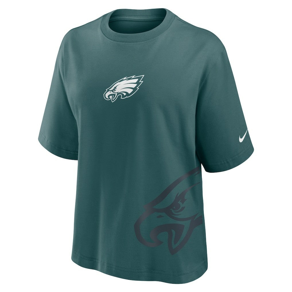 Philadelphia Eagles Women's Boxy T-Shirt - Midnight Green | Nike discount