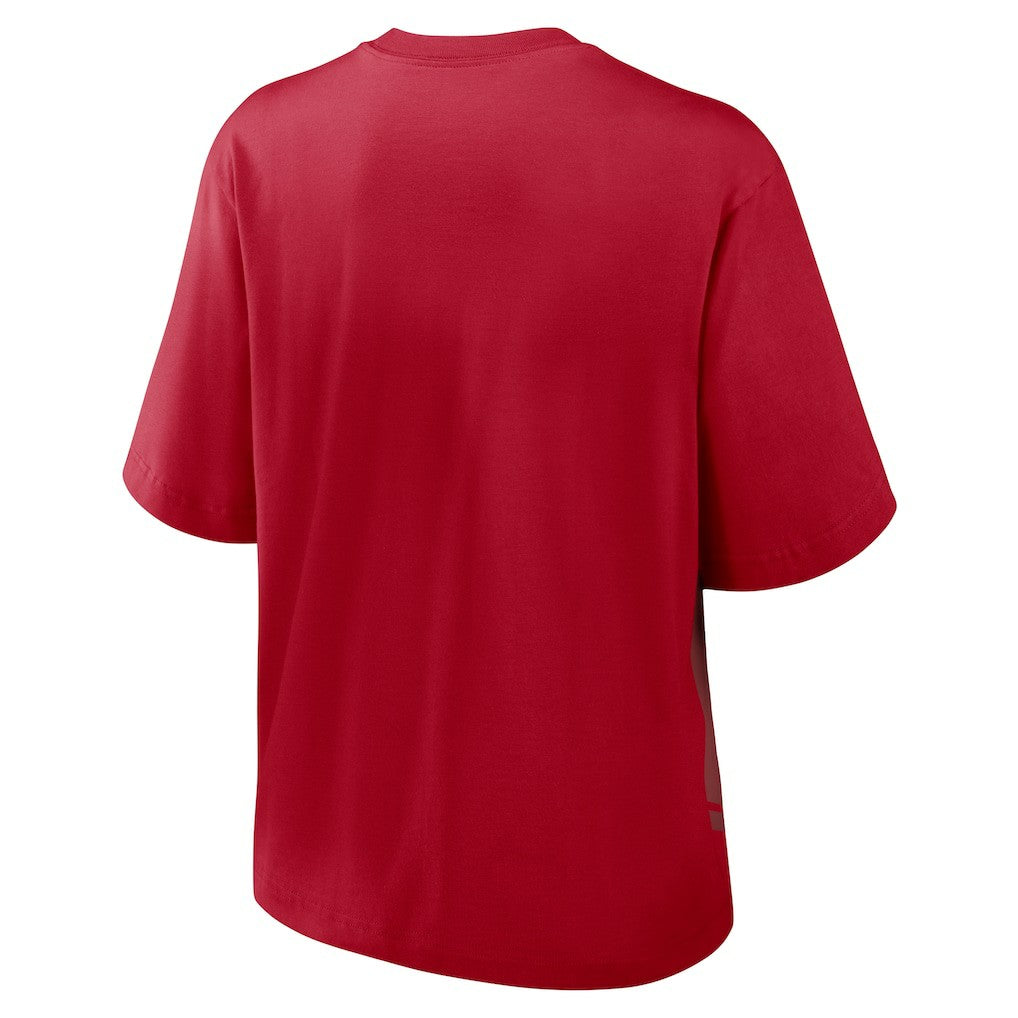 San Francisco 49ers Women's Boxy T-Shirt - Scarlet | Nike for sale