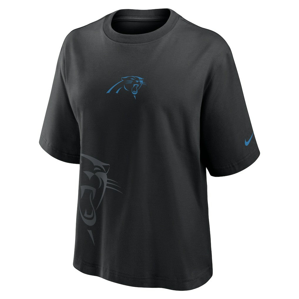 Carolina Panthers Women's Boxy T-Shirt - Black | Nike for sale