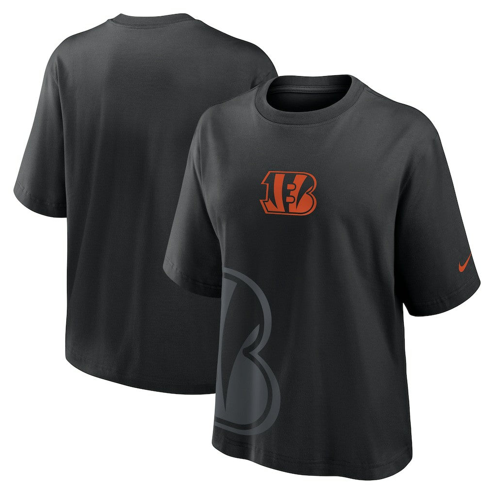 Cincinnati Bengals Women's Boxy T-Shirt - Black | Nike sale