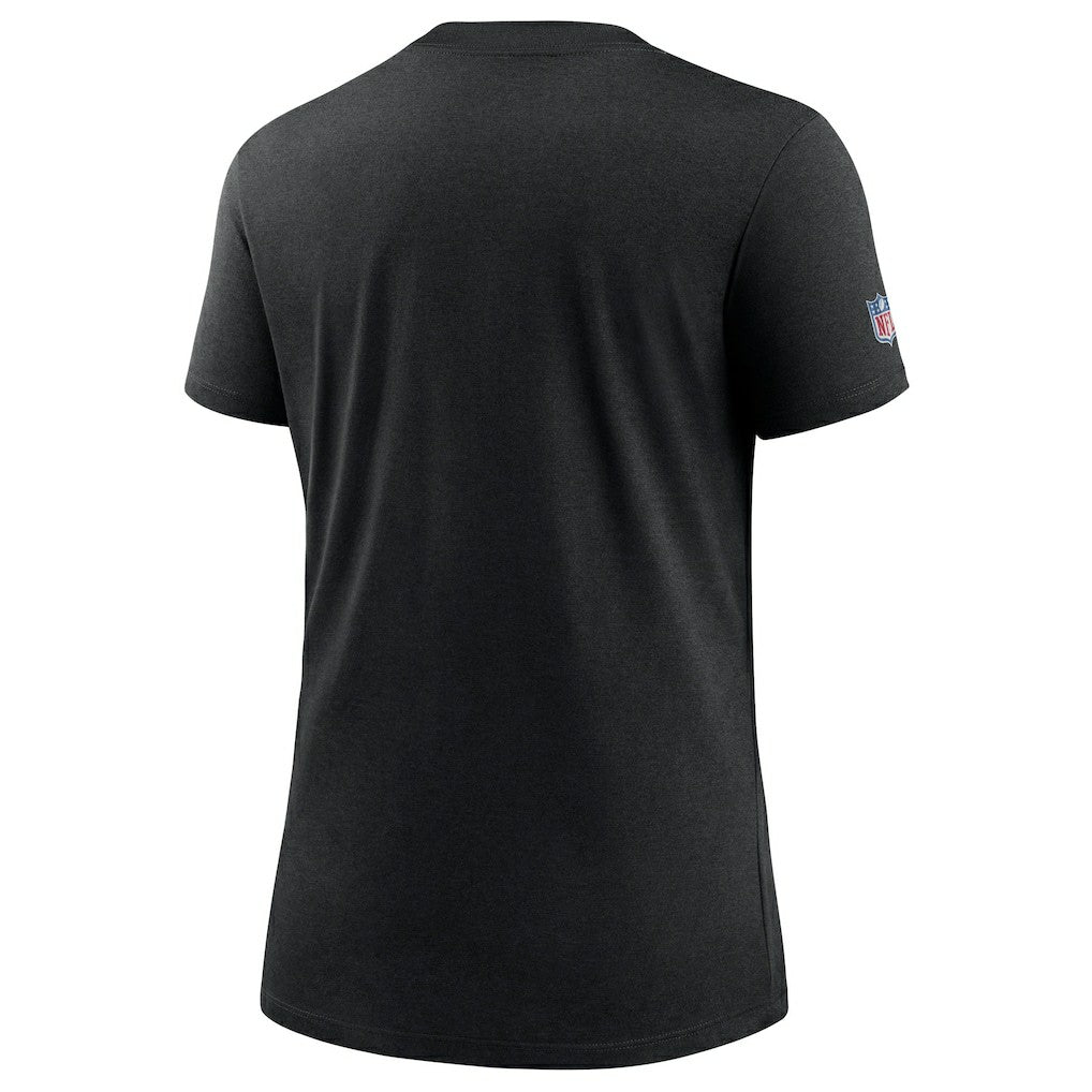 Las Vegas Raiders Women's 2024 NFL Crucial Catch Tri-Blend T-Shirt - Black | Nike on sale