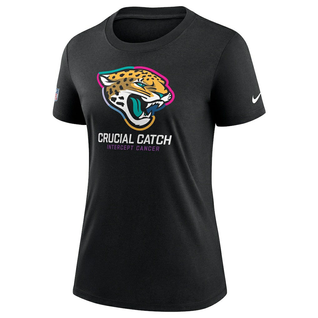 Jacksonville Jaguars Women's 2024 NFL Crucial Catch Tri-Blend T-Shirt - Black | Nike sale
