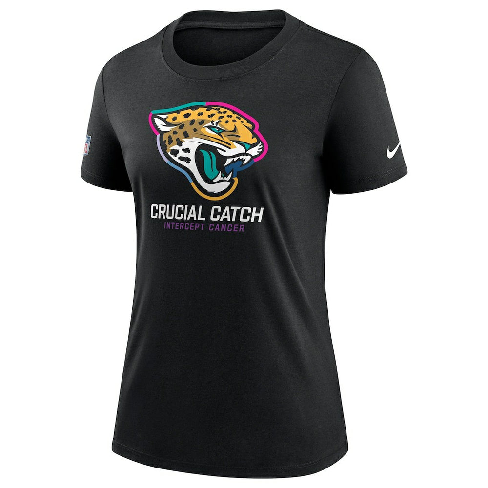 Jacksonville Jaguars Women's 2024 NFL Crucial Catch Tri-Blend T-Shirt - Black | Nike sale
