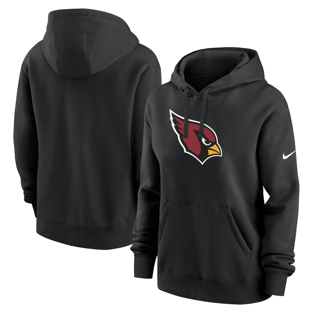 Arizona Cardinals Women's Club Fleece Hoodie - Black | Nike outlet