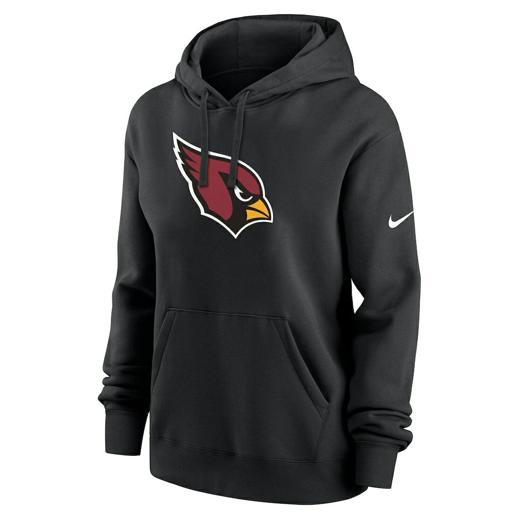 Arizona Cardinals Women's Club Fleece Hoodie - Black | Nike outlet