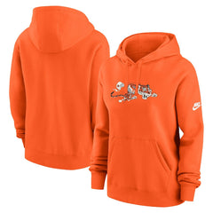 Cincinnati Bengals Women's Club Fleece Hoodie - Orange | Nike outlet