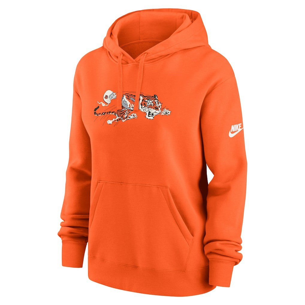 Cincinnati Bengals Women's Club Fleece Hoodie - Orange | Nike outlet