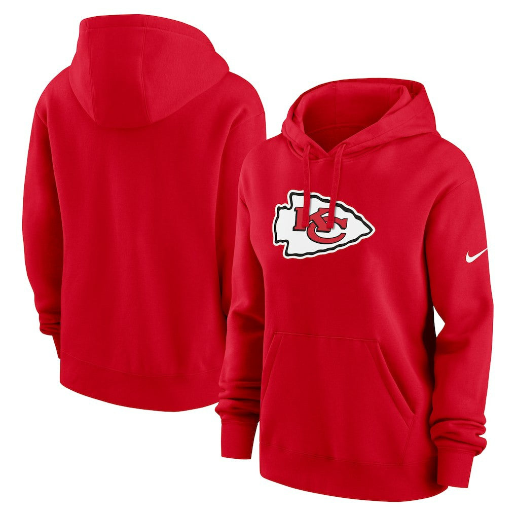 Kansas City Chiefs Women's Club Fleece Hoodie - Red | Nike online