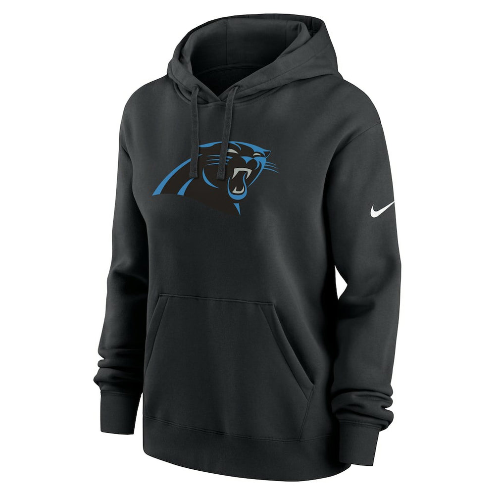 Carolina Panthers Women's Club Fleece Hoodie - Black | Nike for sale