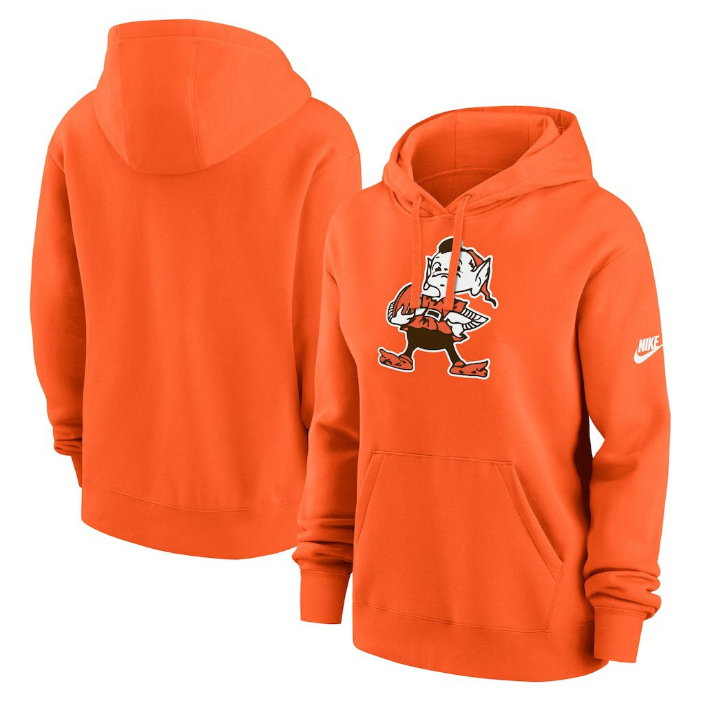 Cleveland Browns Women's Club Fleece Hoodie - Orange | Nike cheap