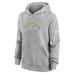 Los Angeles Chargers Women's Club Fleece Hoodie - Heather Gray | Nike sale
