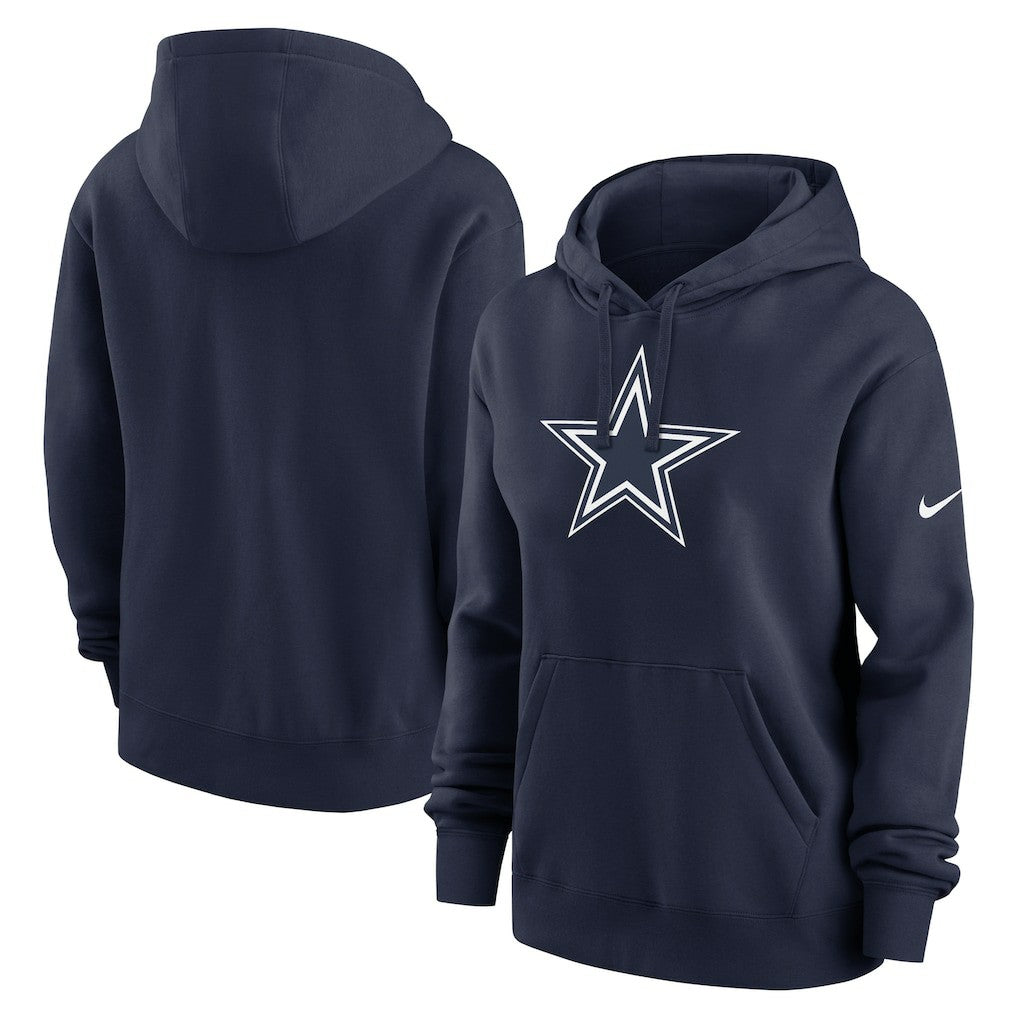 Dallas Cowboys Women's Club Fleece Hoodie - Navy | Nike online