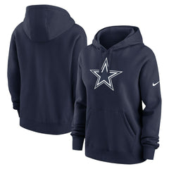 Dallas Cowboys Women's Club Fleece Hoodie - Navy | Nike online