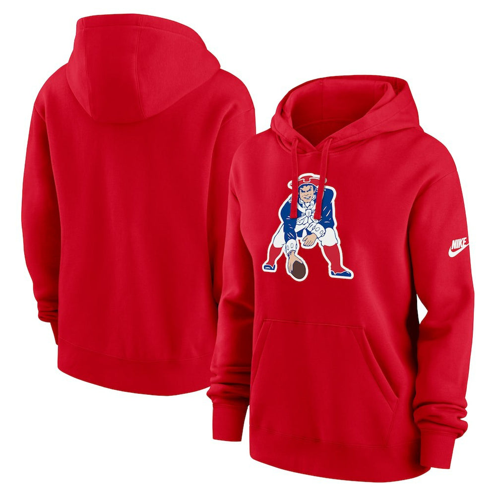 New England Patriots Women's Club Fleece Hoodie - Red | Nike cheap