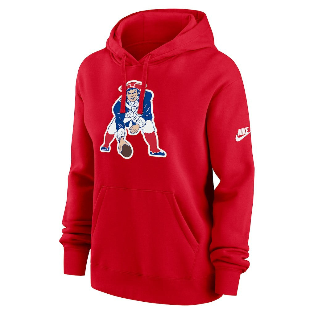 New England Patriots Women's Club Fleece Hoodie - Red | Nike cheap