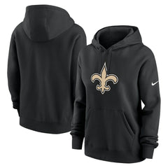 New Orleans Saints Women's Club Fleece Hoodie - Black | Nike cheap