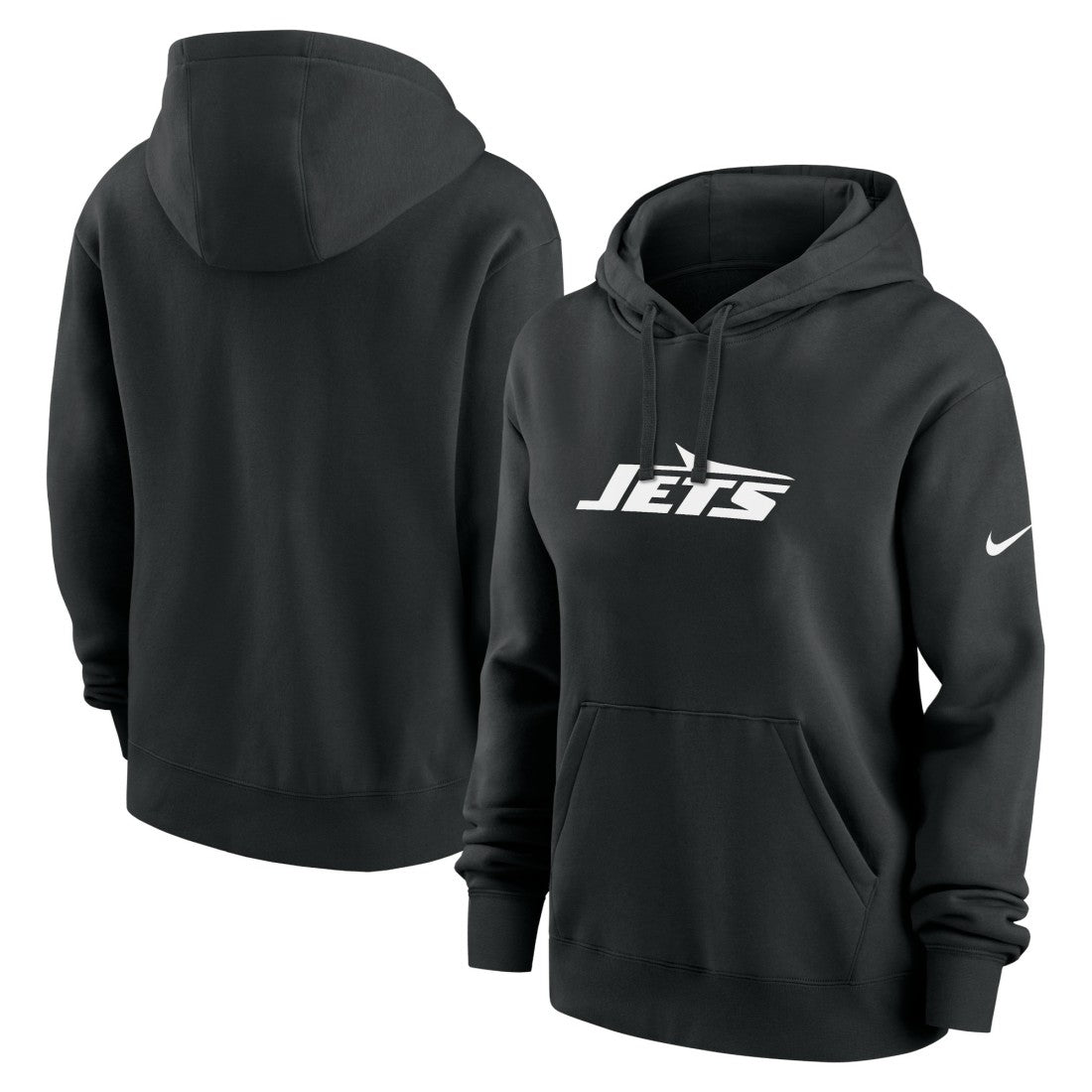 New York Jets Women's Club Fleece Hoodie - Black | Nike for sale