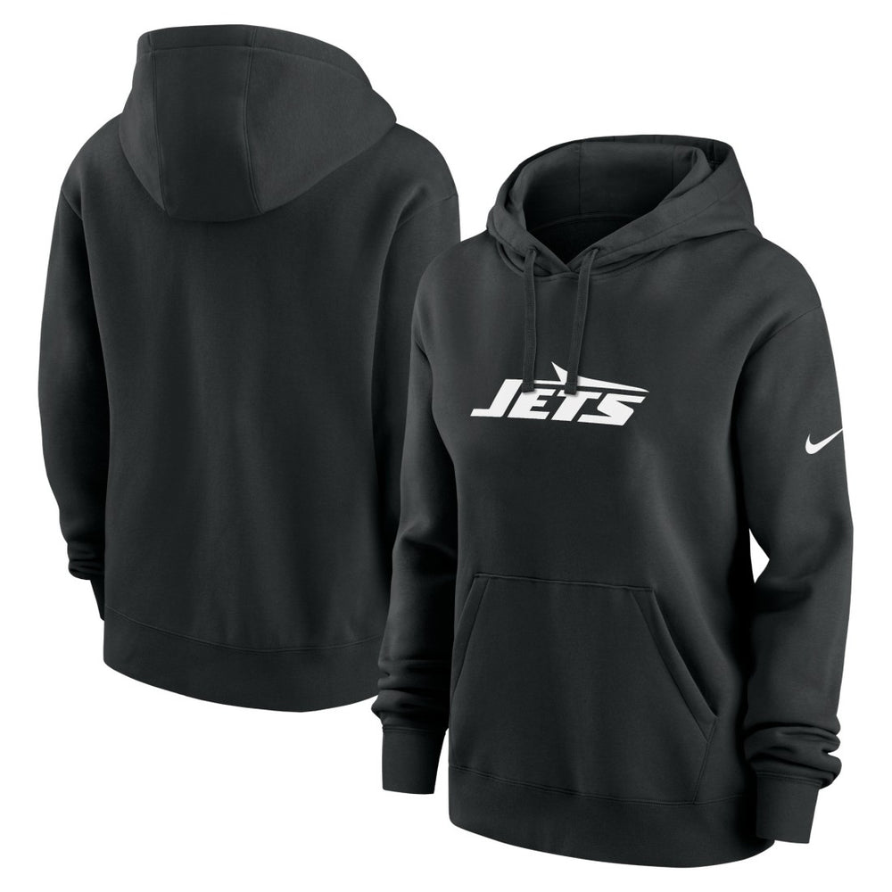 New York Jets Women's Club Fleece Hoodie - Black | Nike for sale