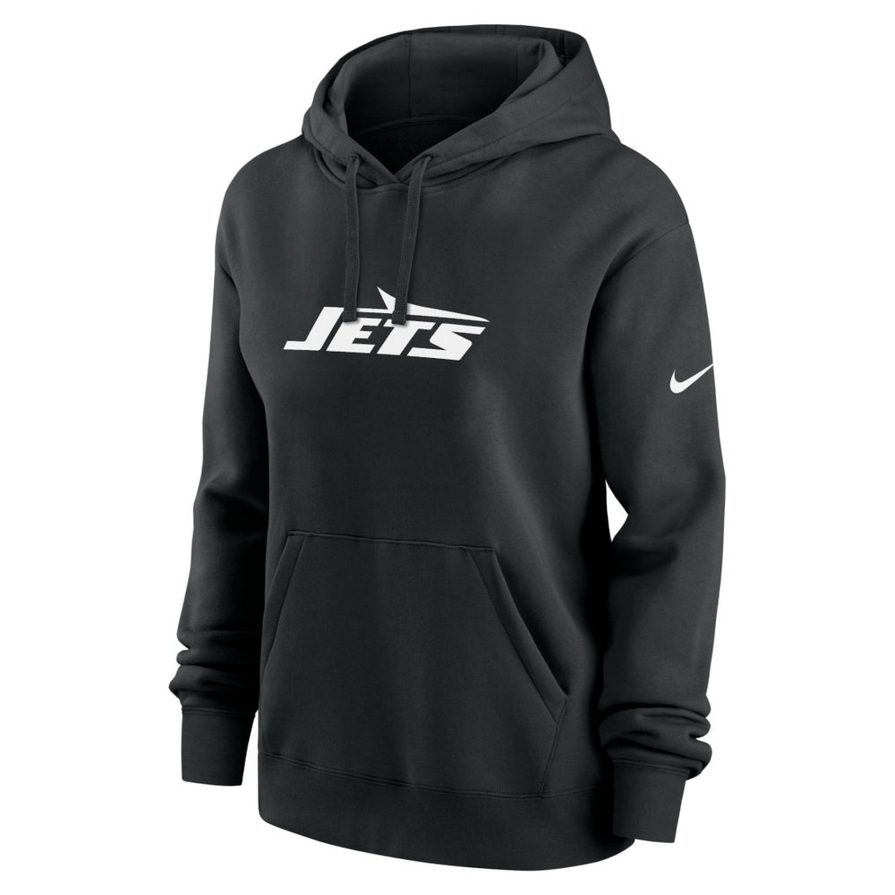 New York Jets Women's Club Fleece Hoodie - Black | Nike for sale