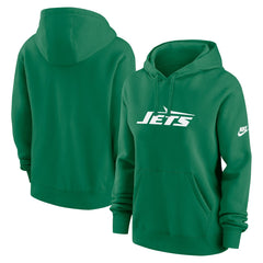 New York Jets Women's Club Fleece Hoodie - Green | Nike cheap