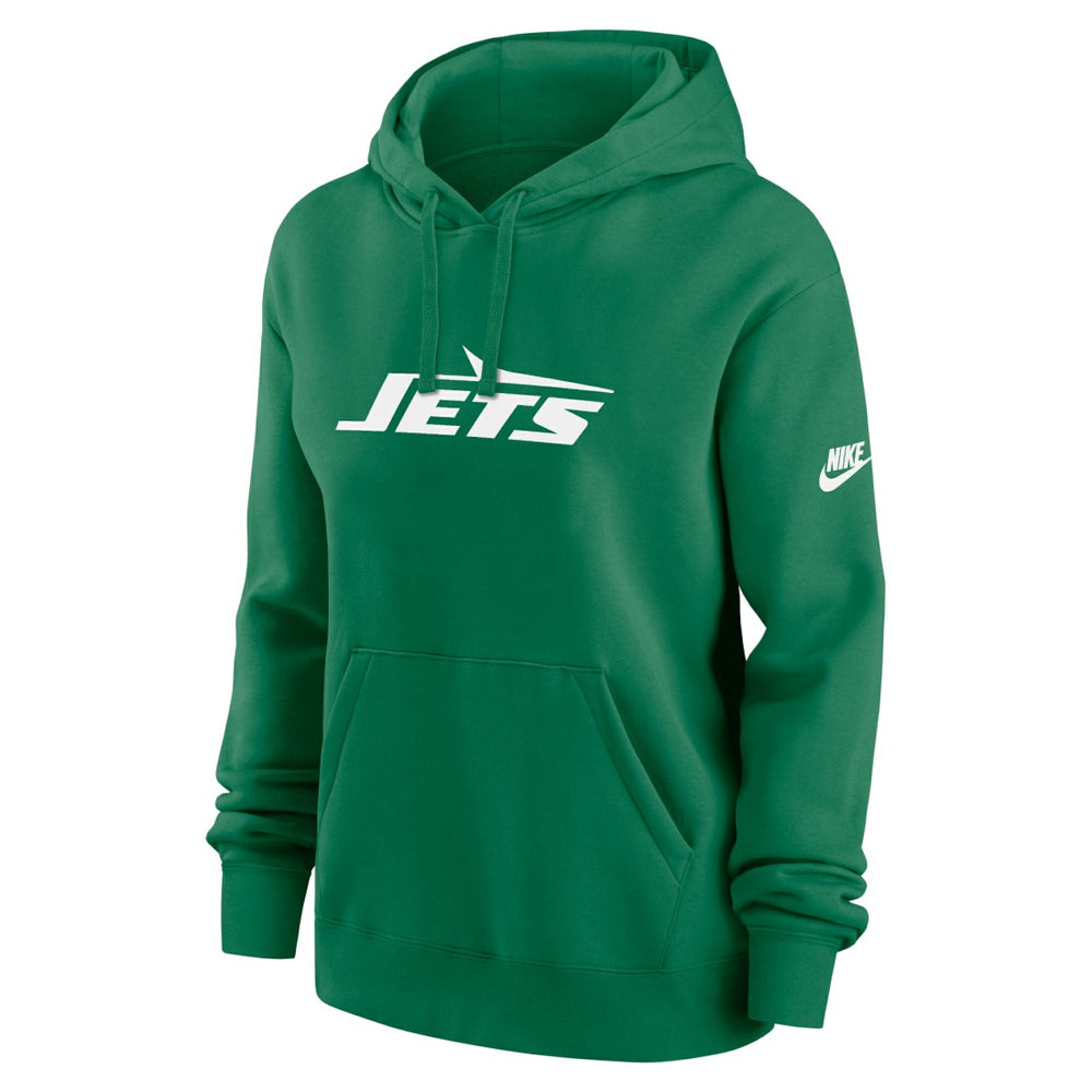 New York Jets Women's Club Fleece Hoodie - Green | Nike cheap