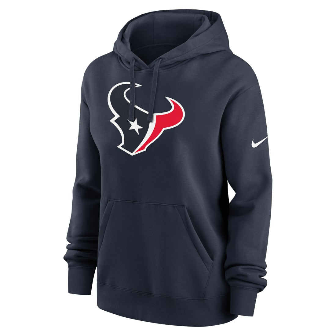 Houston Texans Women's Club Fleece Hoodie - Navy | Nike on sale