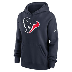 Houston Texans Women's Club Fleece Hoodie - Navy | Nike on sale