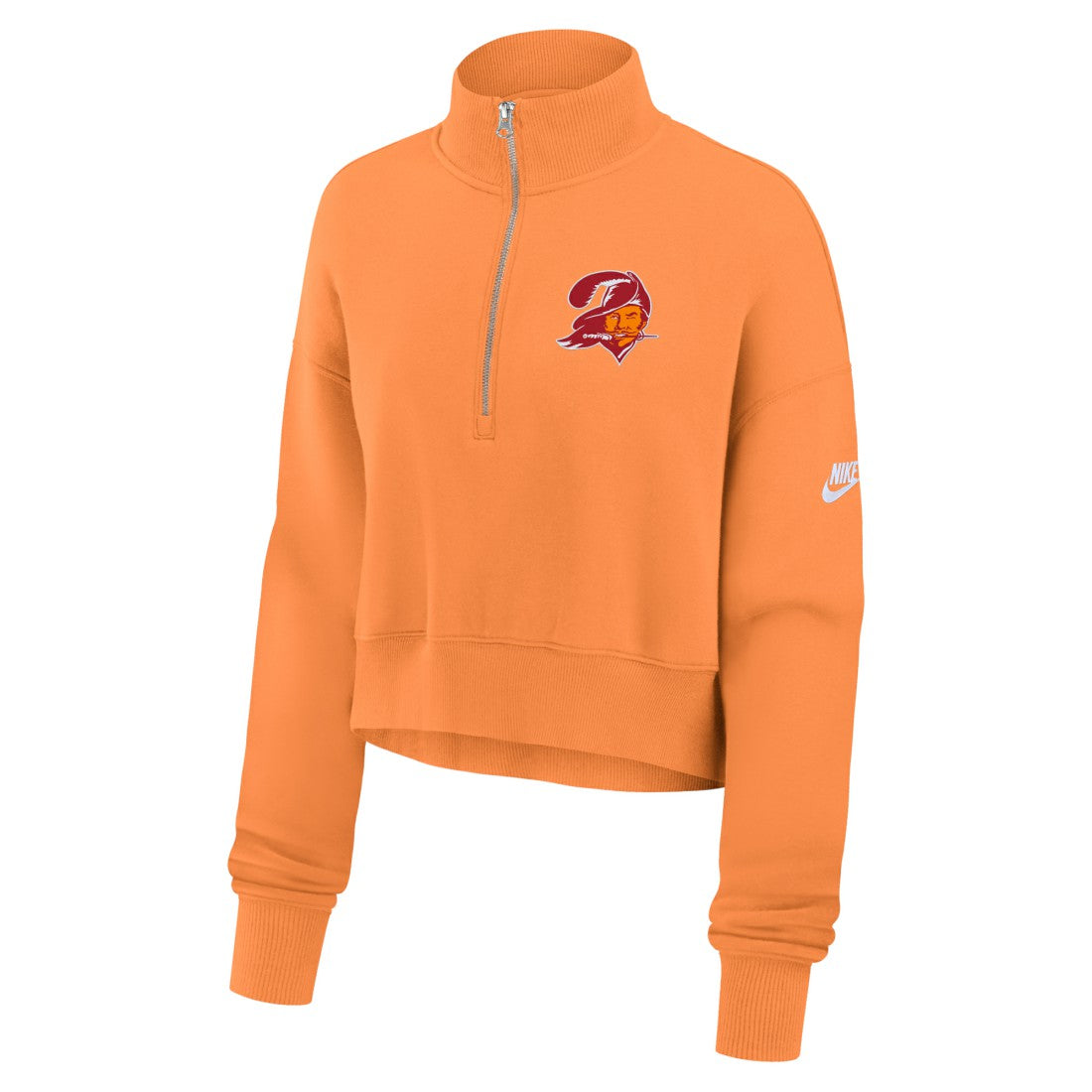 Tampa Bay Buccaneers Women's Rewind Phoenix Half-Zip Sweatshirt - Orange | Nike on sale