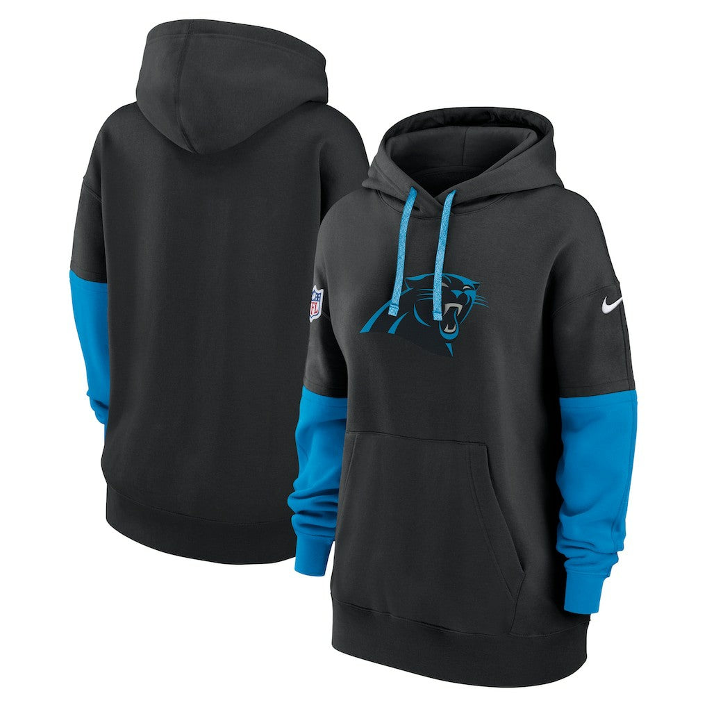 Carolina Panthers Women's Sideline Essential Hoodie - Black | Nike discount