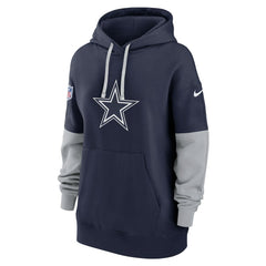 Dallas Cowboys Women's Sideline Essential Hoodie - Navy | Nike for sale