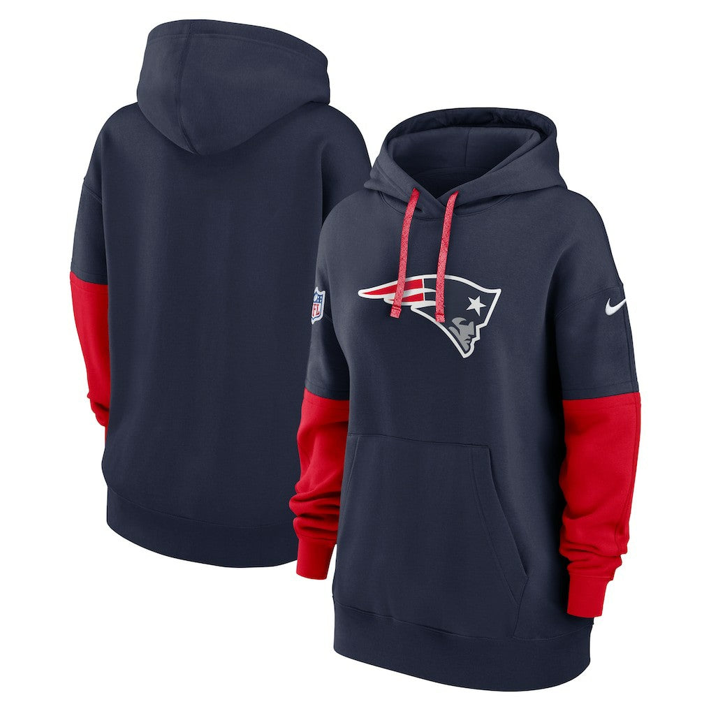 New England Patriots Women's Sideline Essential Hoodie - Navy | Nike online
