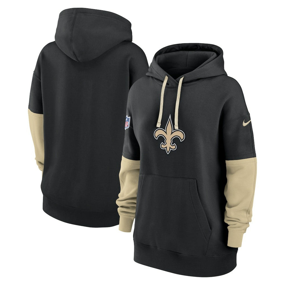 New Orleans Saints Women's Sideline Essential Hoodie - Black | Nike outlet