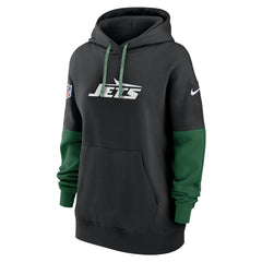New York Jets Women's Sideline Essential Hoodie - Black | Nike for sale
