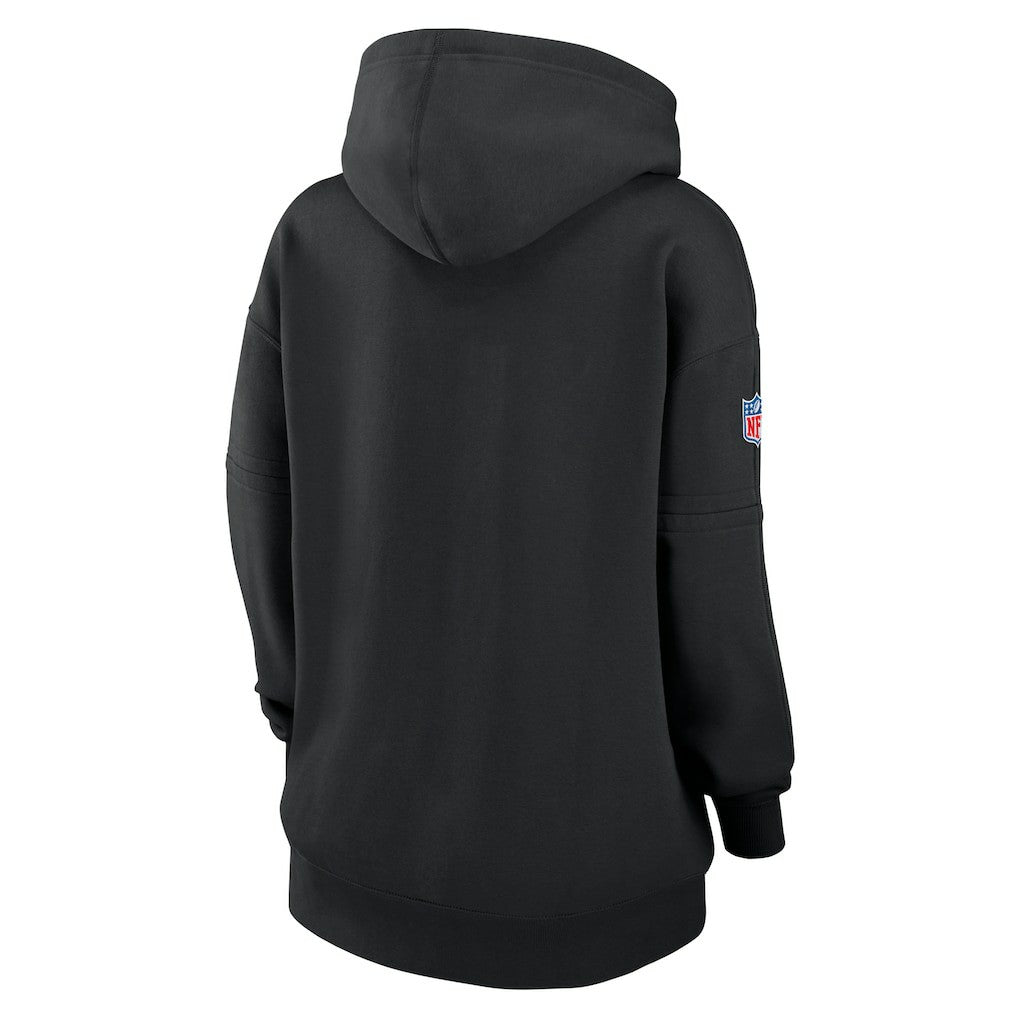 New York Jets Women's 2024 NFL Crucial Catch Club Pullover Hoodie - Black | Nike on sale