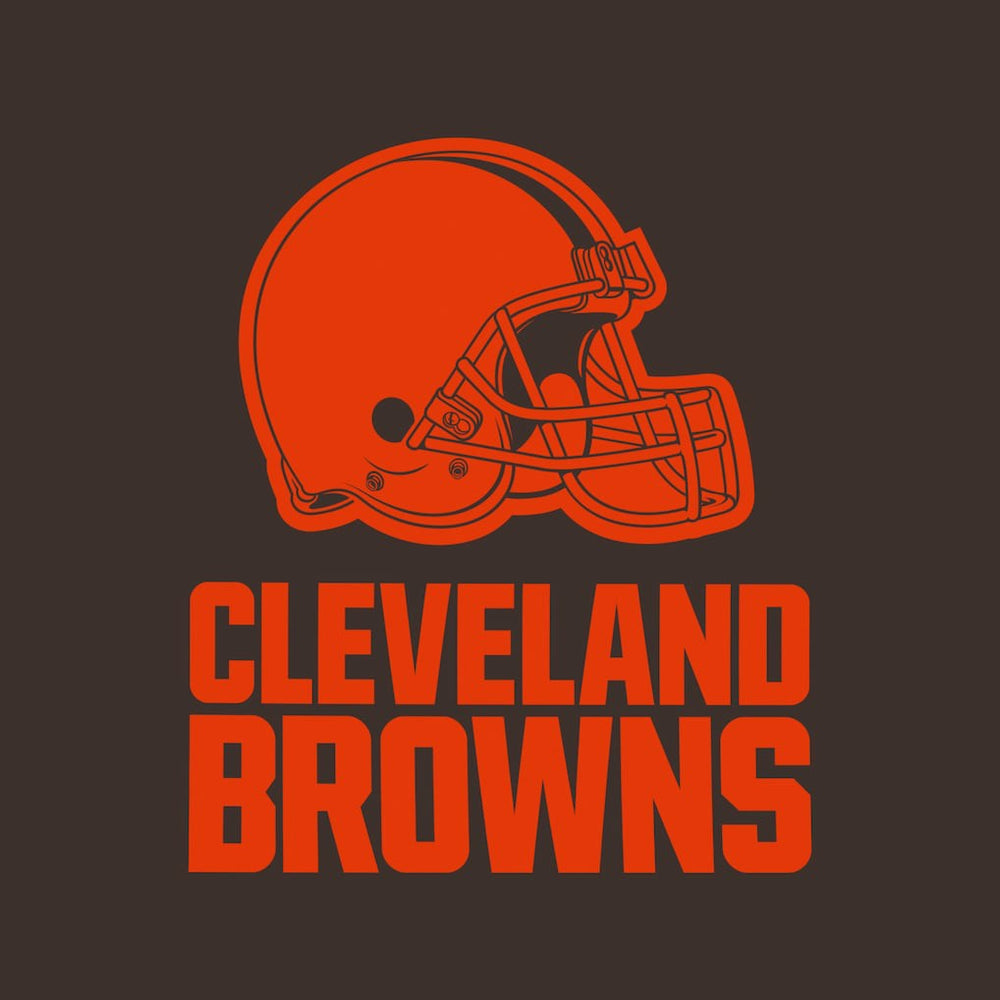 Cleveland Browns Women's Backup Option Long Sleeve Hoodie T-Shirt - Brown/White cheap