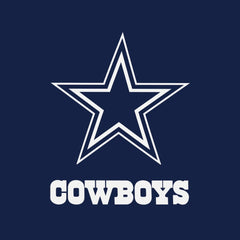 Dallas Cowboys Women's Backup Option Long Sleeve Hoodie T-Shirt - Navy/White cheap
