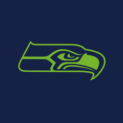 Seattle Seahawks Women's Backup Option Long Sleeve Hoodie T-Shirt - College Navy/White discount