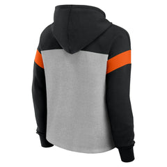 Cincinnati Bengals Women's Bold Play Call Pullover Hoodie - Heather Gray/Black sale