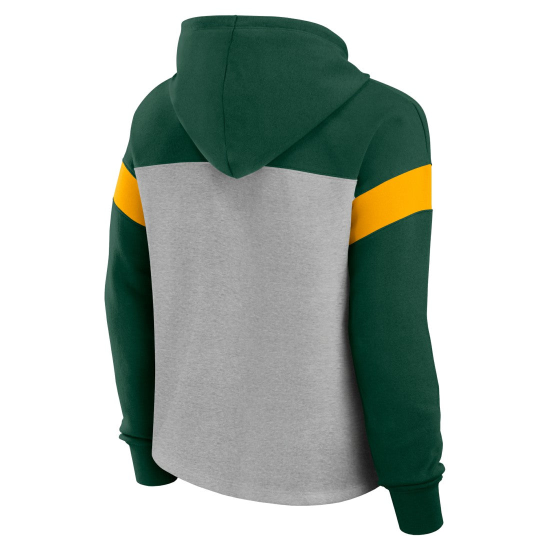 Green Bay Packers Women's Bold Play Call Pullover Hoodie - Heather Gray/Green on sale