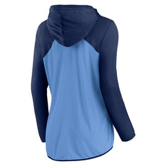 Tennessee Titans Women's Script Full-Zip Hoodie - Light Blue/Navy online