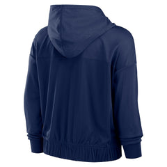 New England Patriots Women's Script Lock Full-Zip Hoodie - Navy sale