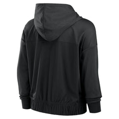 New Orleans Saints Women's Script Lock Full-Zip Hoodie - Black outlet