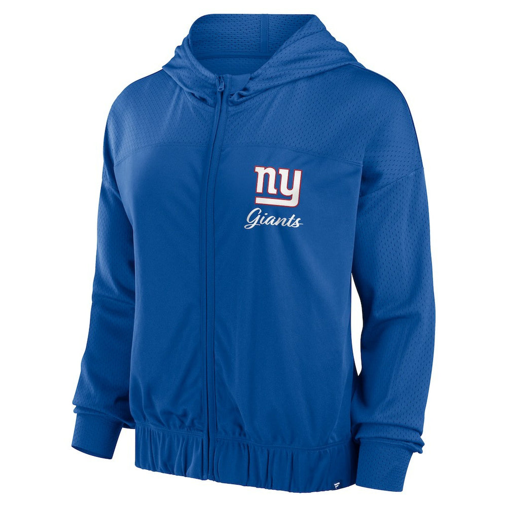 New York Giants Women's Script Lock Full-Zip Hoodie - Royal discount