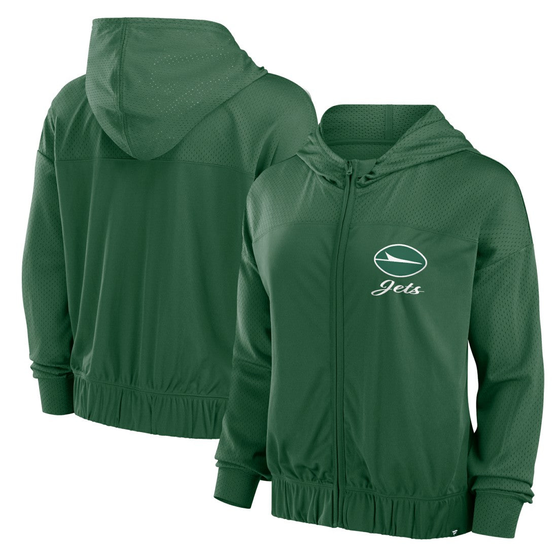 New York Jets Women's Script Lock Full-Zip Hoodie - Green online
