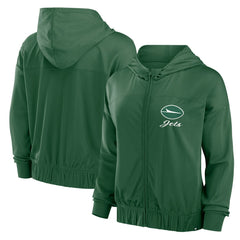 New York Jets Women's Script Lock Full-Zip Hoodie - Green online