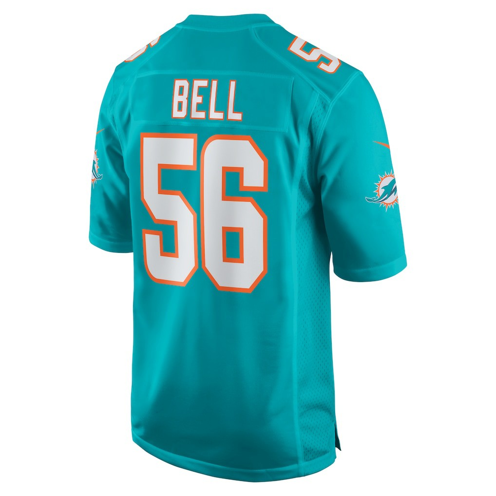 Quinton Bell Miami Dolphins Game Jersey - Aqua | Nike on sale