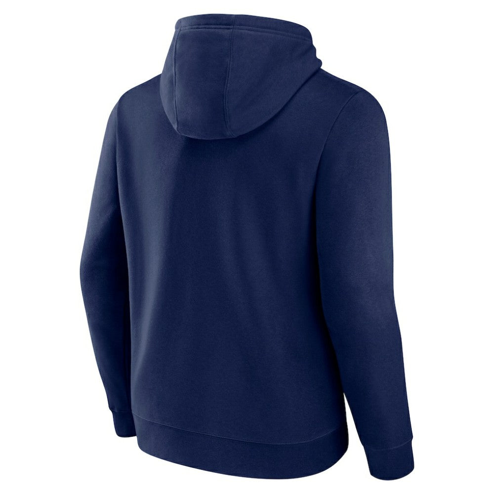 New York Rangers Fanatics Authentic Pro Core Primary Fleece Pullover Hoodie Navy