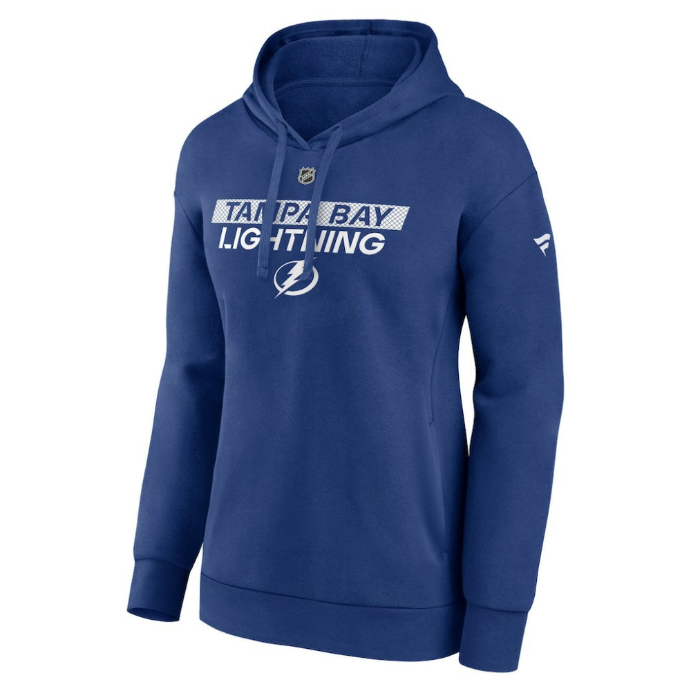 Tampa Bay Lightning Fanatics Women's Authentic Pro Core Primary Fleece Pullover Hoodie Blue