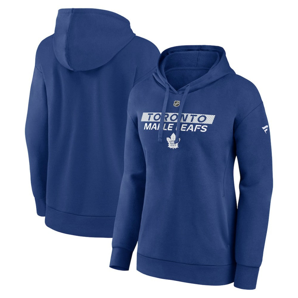 Toronto Maple Leafs Fanatics Women's Authentic Pro Core Primary Fleece Pullover Hoodie Blue
