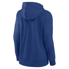 Vancouver Canucks Fanatics Women's Authentic Pro Core Primary Fleece Pullover Hoodie Blue